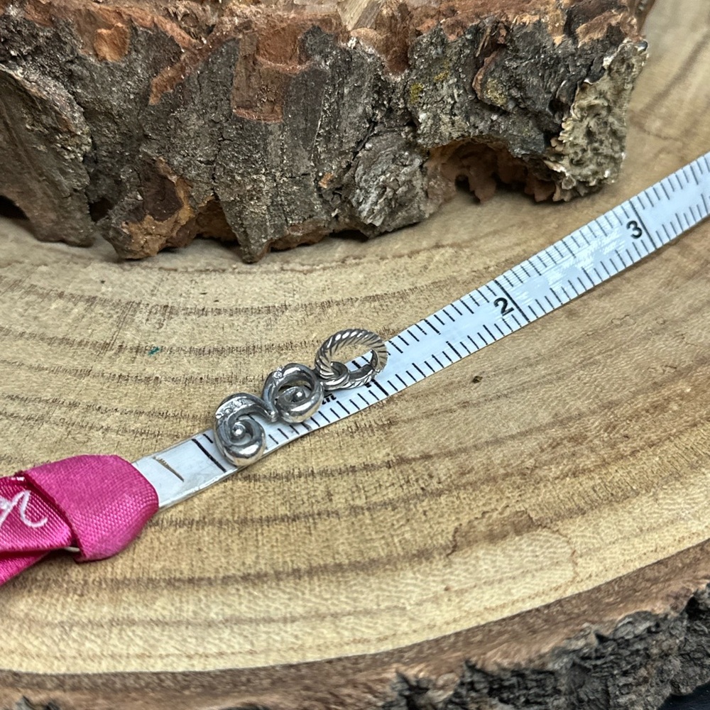 💜5 for $20! Brighton Silver Number 3 Pendant Charm for Bracelets - Picture 3 of 4